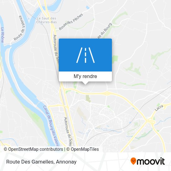 Route Des Gamelles plan