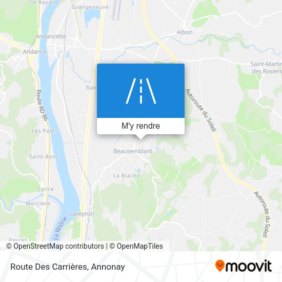 Route Des Carrières plan