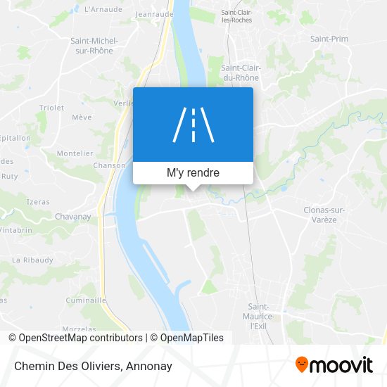 Chemin Des Oliviers plan