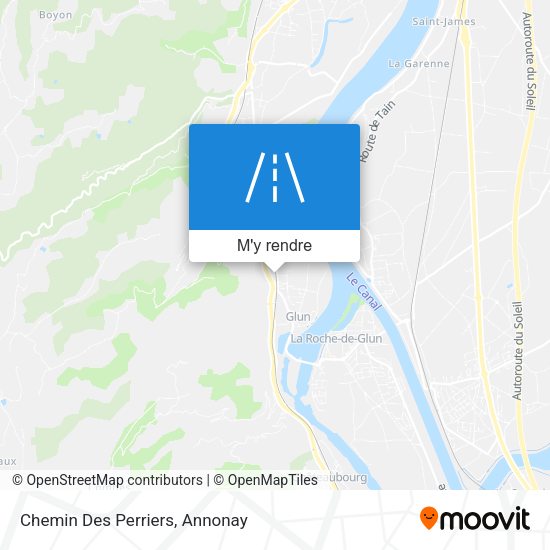 Chemin Des Perriers plan