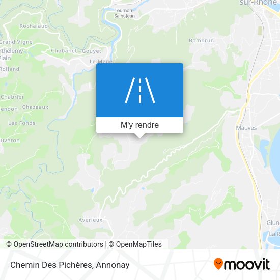 Chemin Des Pichères plan