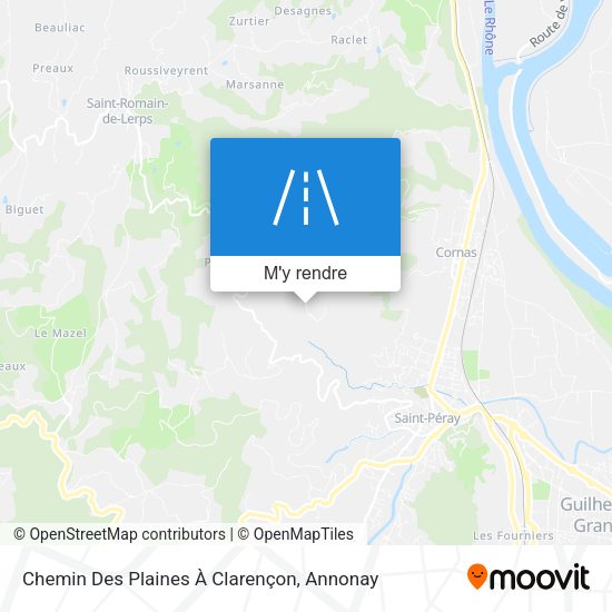 Chemin Des Plaines À Clarençon plan