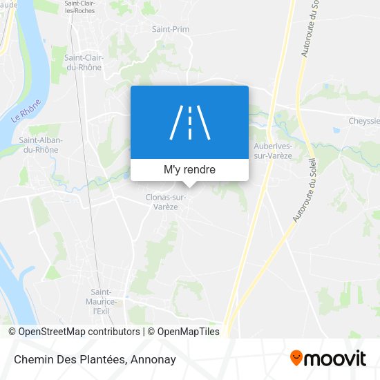 Chemin Des Plantées plan