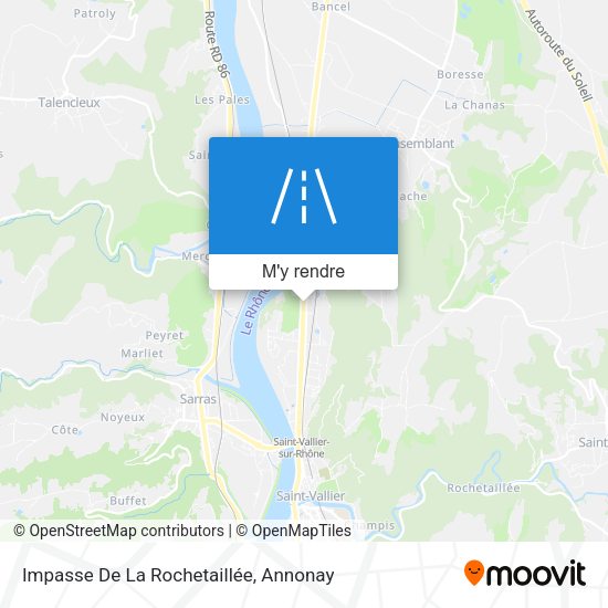 Impasse De La Rochetaillée plan