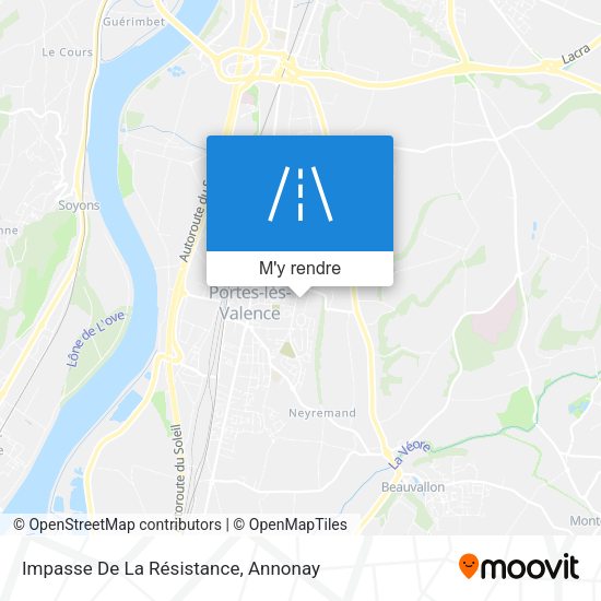 Impasse De La Résistance plan