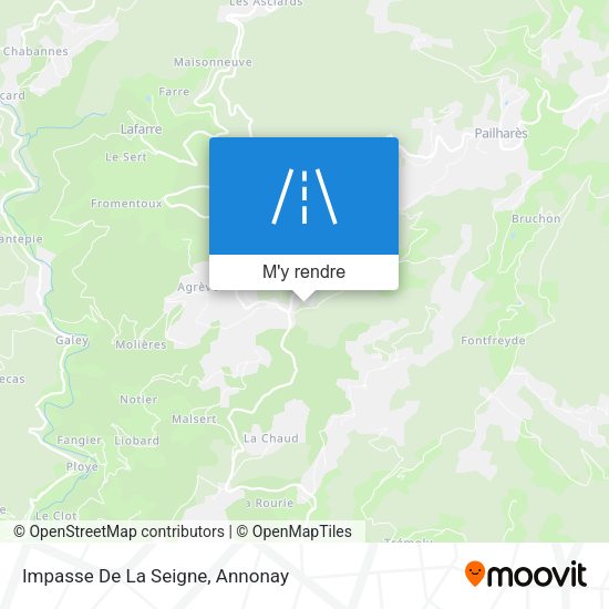 Impasse De La Seigne plan