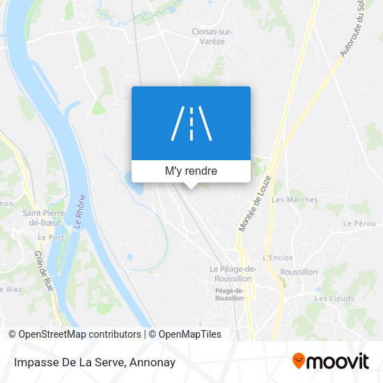 Impasse De La Serve plan