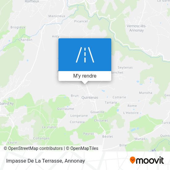 Impasse De La Terrasse plan