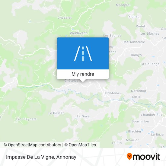 Impasse De La Vigne plan
