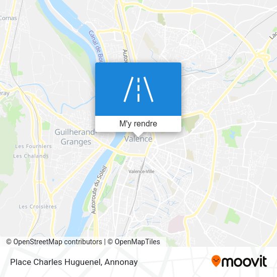 Place Charles Huguenel plan