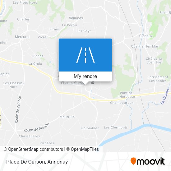 Place De Curson plan