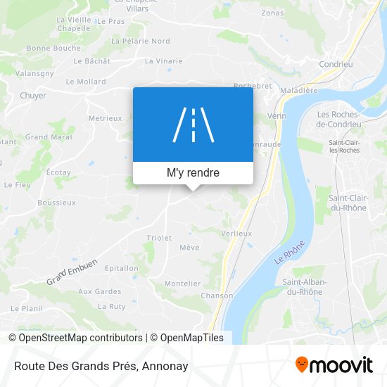 Route Des Grands Prés plan