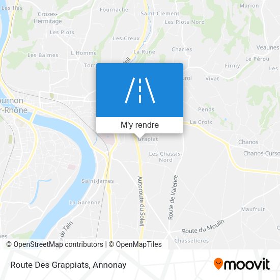 Route Des Grappiats plan