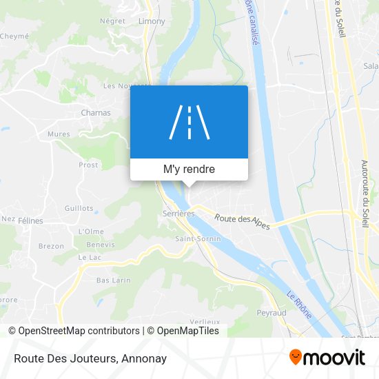 Route Des Jouteurs plan