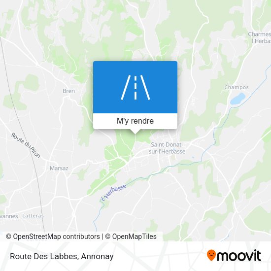 Route Des Labbes plan