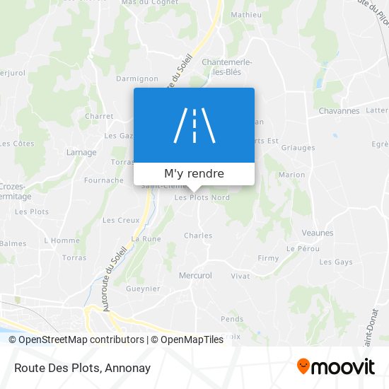 Route Des Plots plan