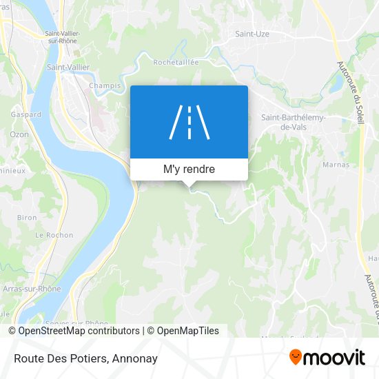 Route Des Potiers plan