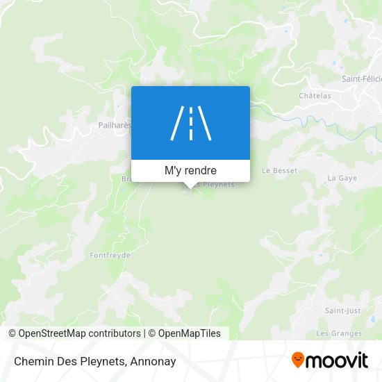 Chemin Des Pleynets plan