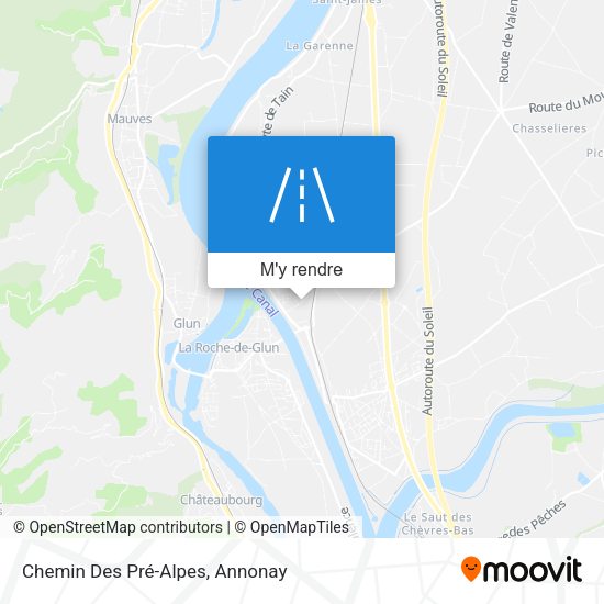 Chemin Des Pré-Alpes plan
