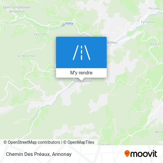 Chemin Des Préaux plan