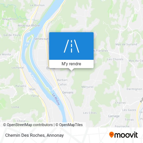 Chemin Des Roches plan