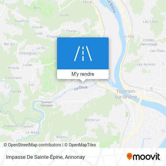 Impasse De Sainte-Épine plan
