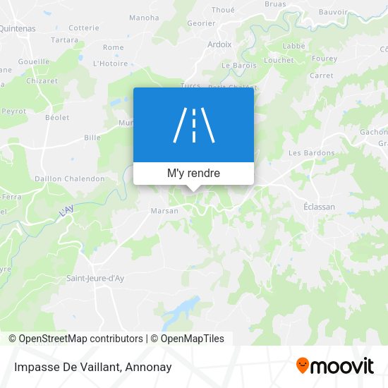 Impasse De Vaillant plan