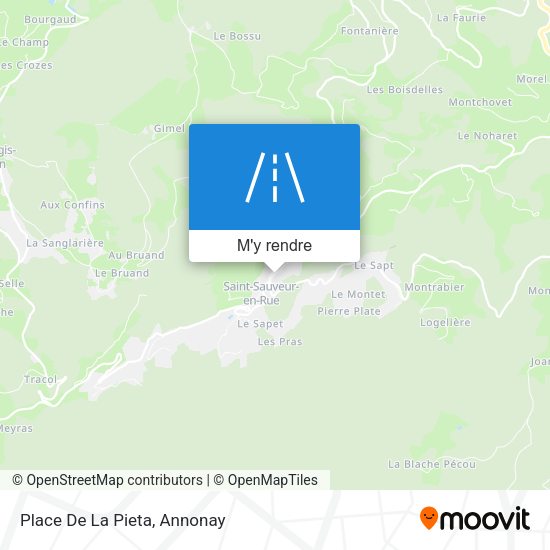 Place De La Pieta plan