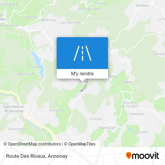 Route Des Rivaux plan