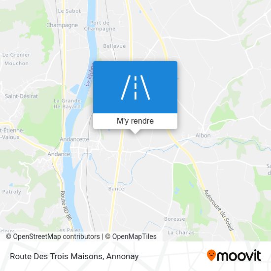 Route Des Trois Maisons plan