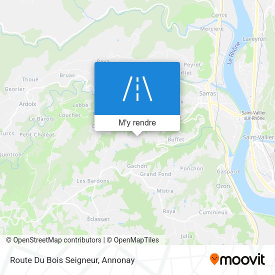 Route Du Bois Seigneur plan