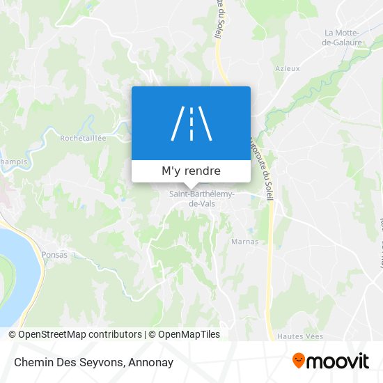 Chemin Des Seyvons plan