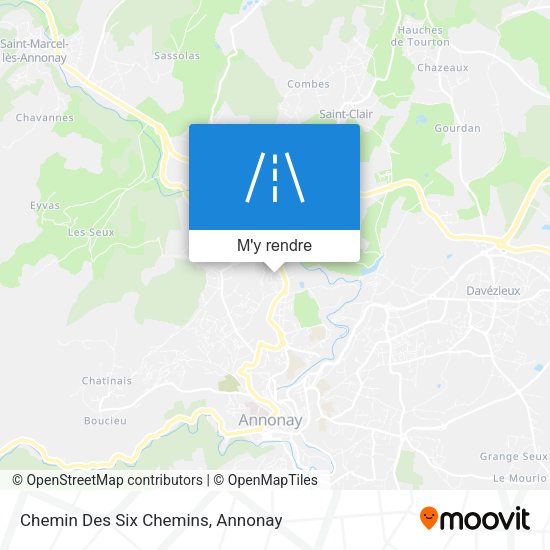 Chemin Des Six Chemins plan