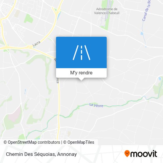 Chemin Des Séquoias plan