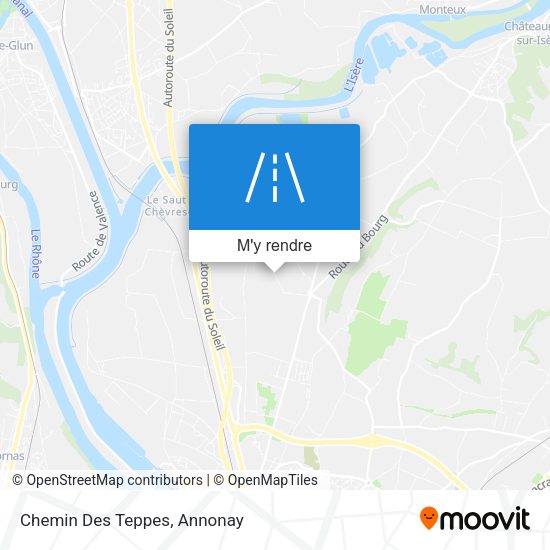 Chemin Des Teppes plan