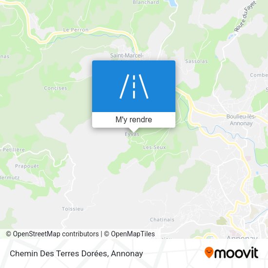 Chemin Des Terres Dorées plan