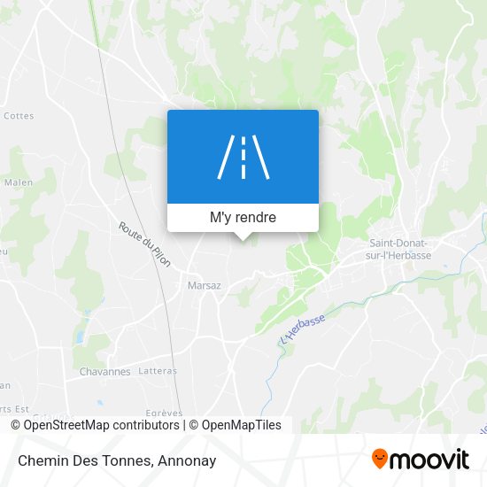 Chemin Des Tonnes plan