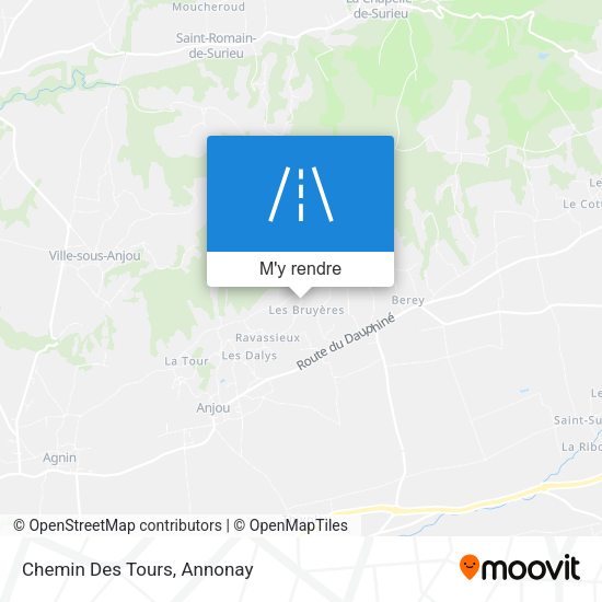 Chemin Des Tours plan