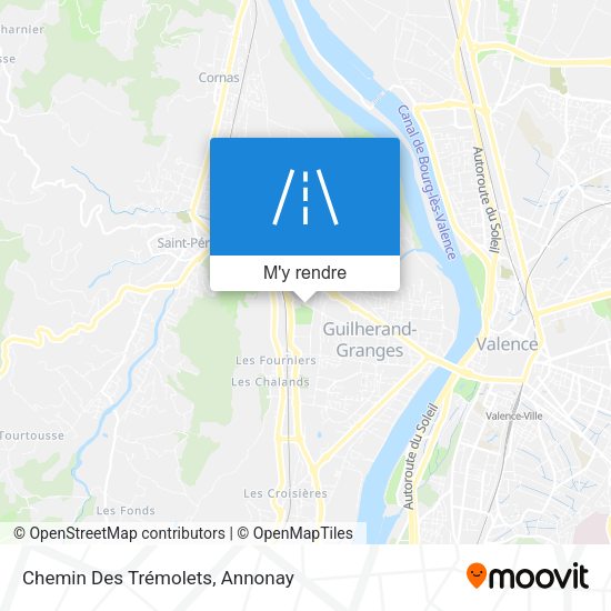 Chemin Des Trémolets plan
