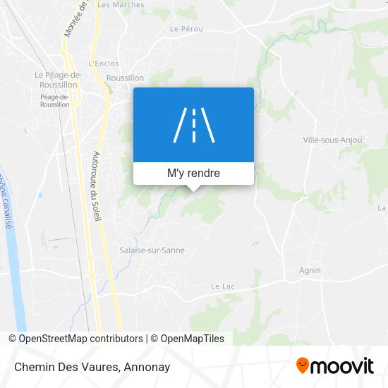 Chemin Des Vaures plan