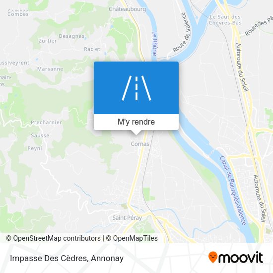 Impasse Des Cèdres plan