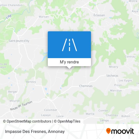 Impasse Des Fresnes plan