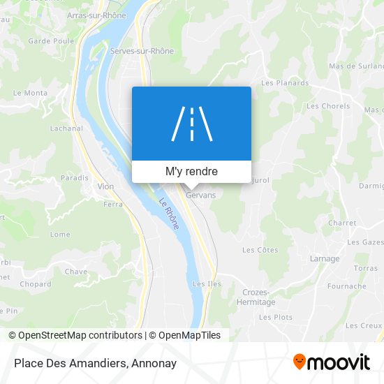 Place Des Amandiers plan