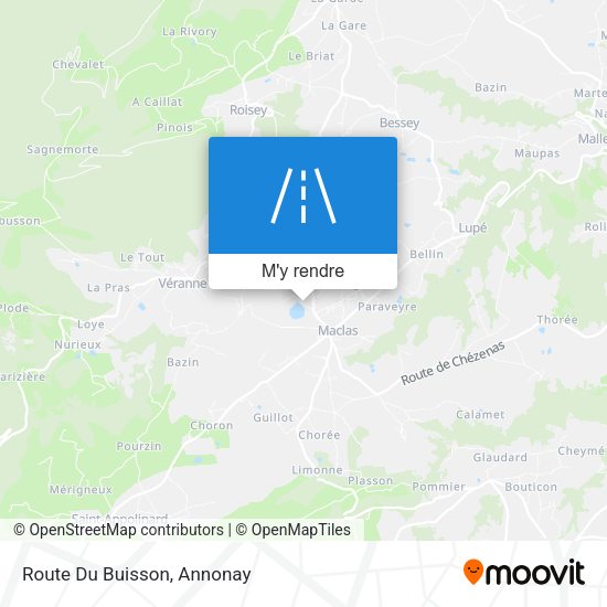 Route Du Buisson plan