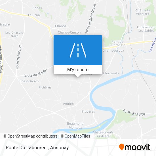 Route Du Laboureur plan