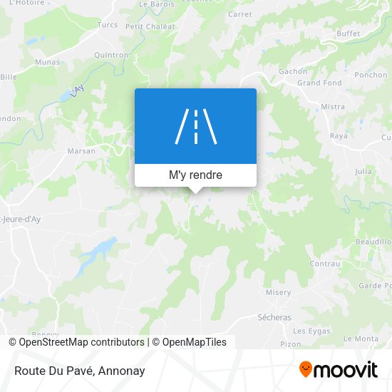 Route Du Pavé plan