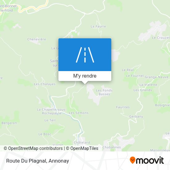 Route Du Plagnal plan