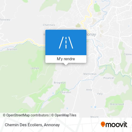 Chemin Des Écoliers plan