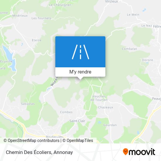 Chemin Des Écoliers plan