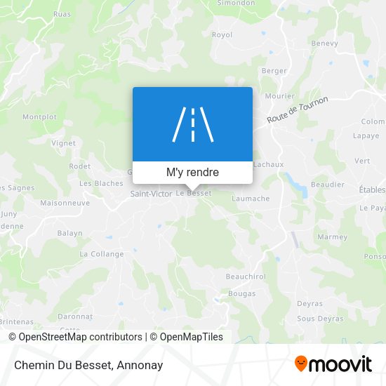 Chemin Du Besset plan